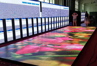 荆州LED地砖屏互动显示原理